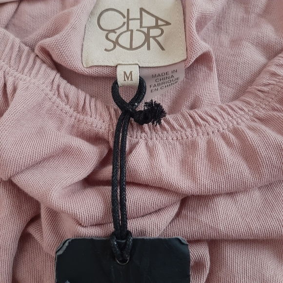 Chaser NWT off the shoulder rose pink top … - Picture 3 of 6